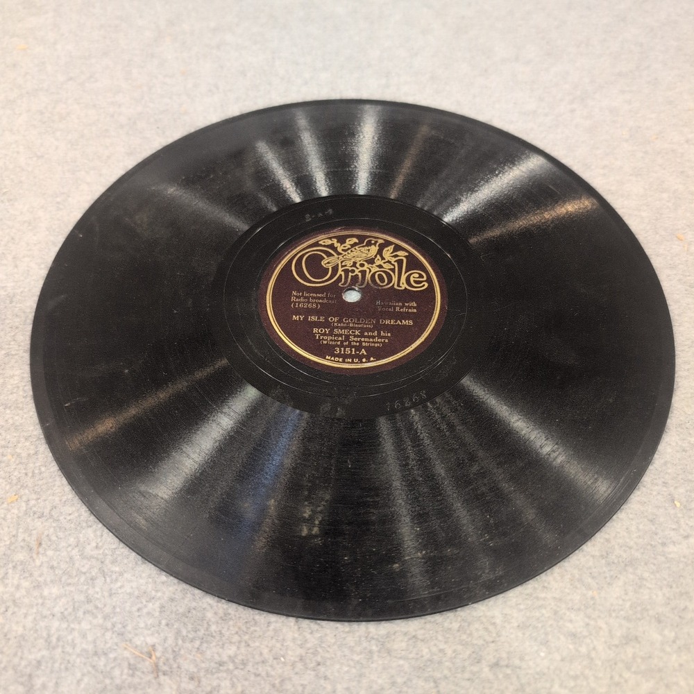 Roy Smeck Tropical Serenaders Oriole 3151 Indiana March My Isle Golden Dreams 78 - Picture 4 of 4